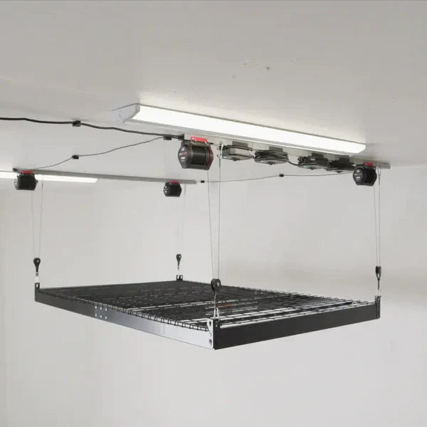 The 400lb Load 4' x 6' Feet Electric Garage Storage Lift by GarageSmart & SmarterHome