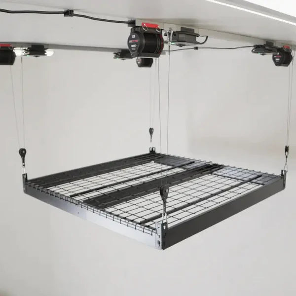 Electric Motorized Garage Storage Platform Lift by GarageSmart Smart Best Damn Lifts