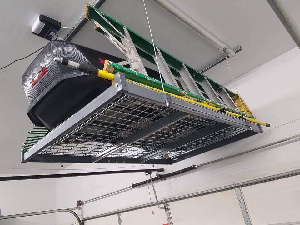 Motorized Garage Storage Platform Lift