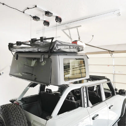 Electric Motorized Jeep Wrangler Truck Hard Top Storage Lift by GarageSmart & SmarterHome