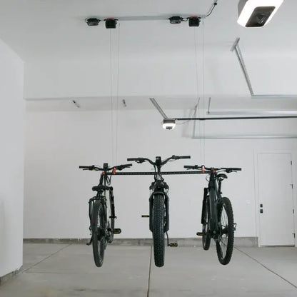 Multi Bike - Electric Garage Storage Motorized Pully Multiple Bicycle Lift by GarageSmart & SmarterHome